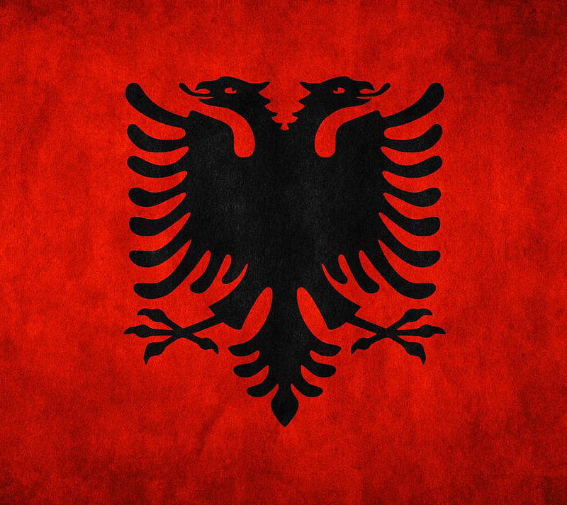 Albania Flag, albania, flag, HD wallpaper