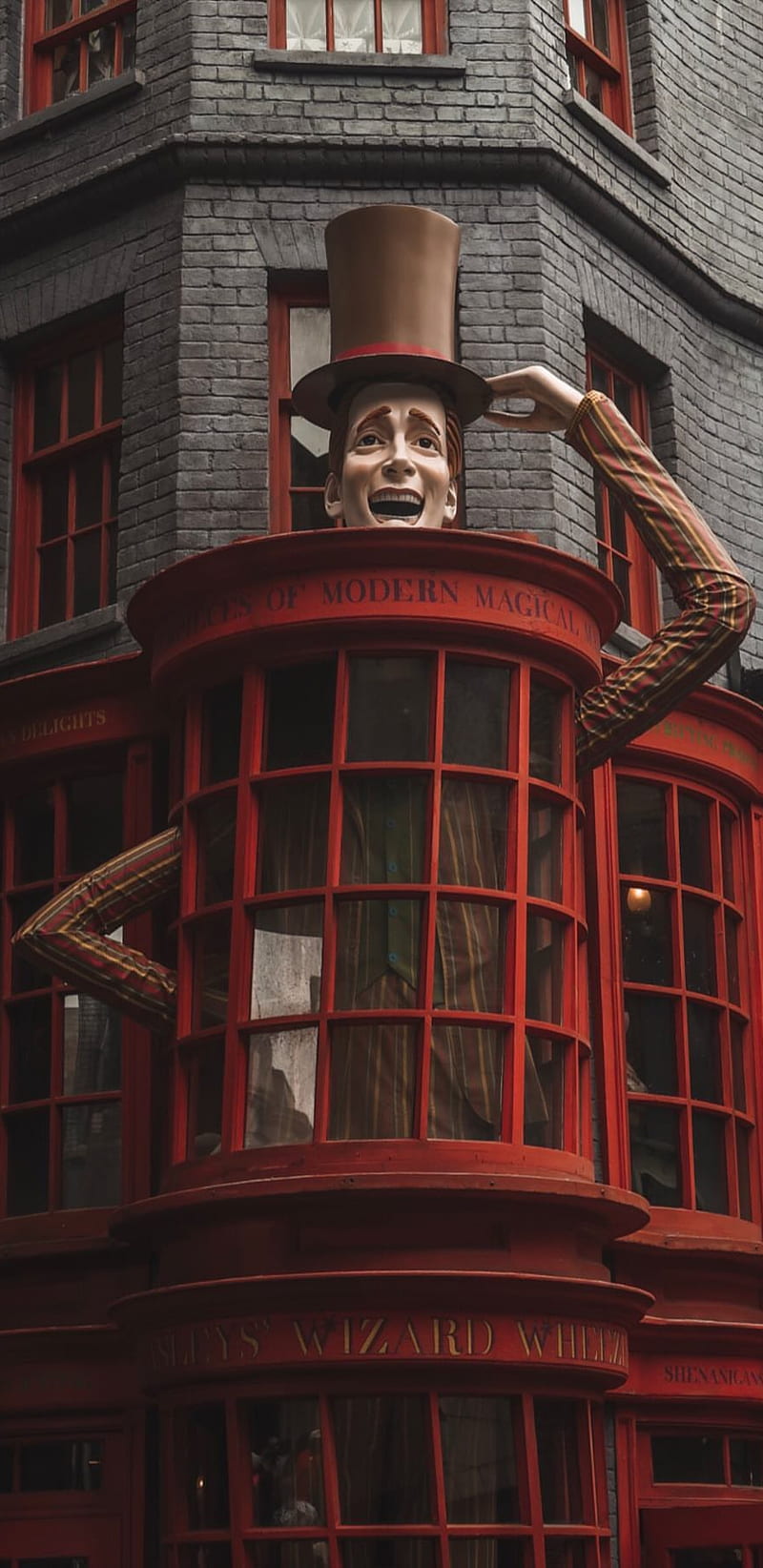 Weasleys Wheezes, harry, potter, diagon, alley, weasley, fred, george, wizard, HD phone wallpaper