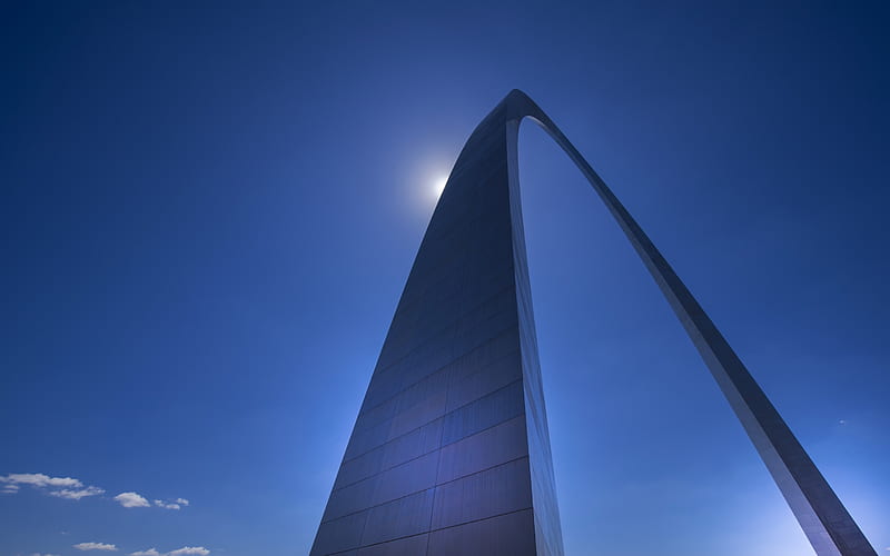 Gateway Arch, High-tech, monuments, St Louis, Missouri, USA, HD wallpaper