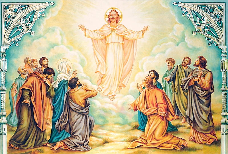 Ascension of Jesus, christ, jesus, ascension, gospel, religion, HD wallpaper
