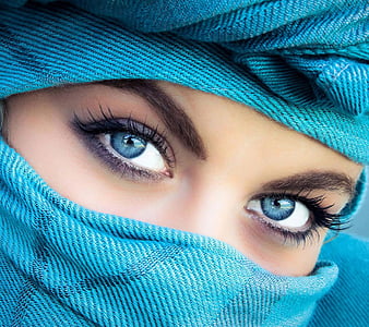 Arab girl, fashion, woman, Arab, eye makeup, style, HD wallpaper | Peakpx