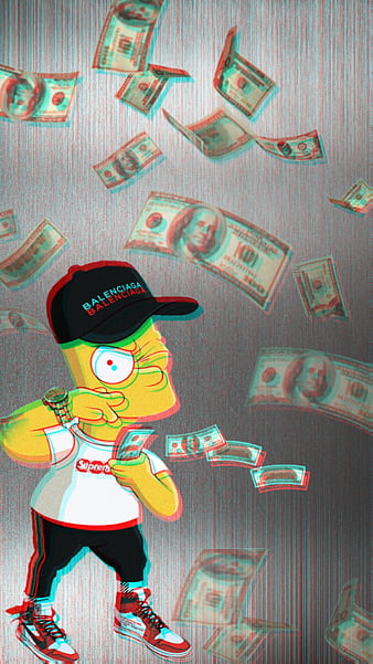 Flex, bart, gucci, lean, money, supreme, yeezy, HD phone wallpaper