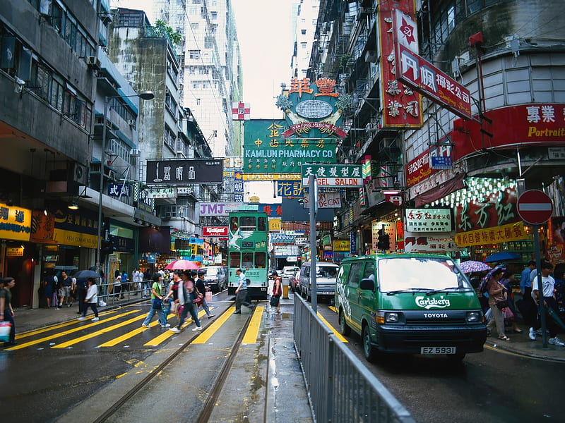 City Landscape 04-Hong Kong landscape, HD wallpaper