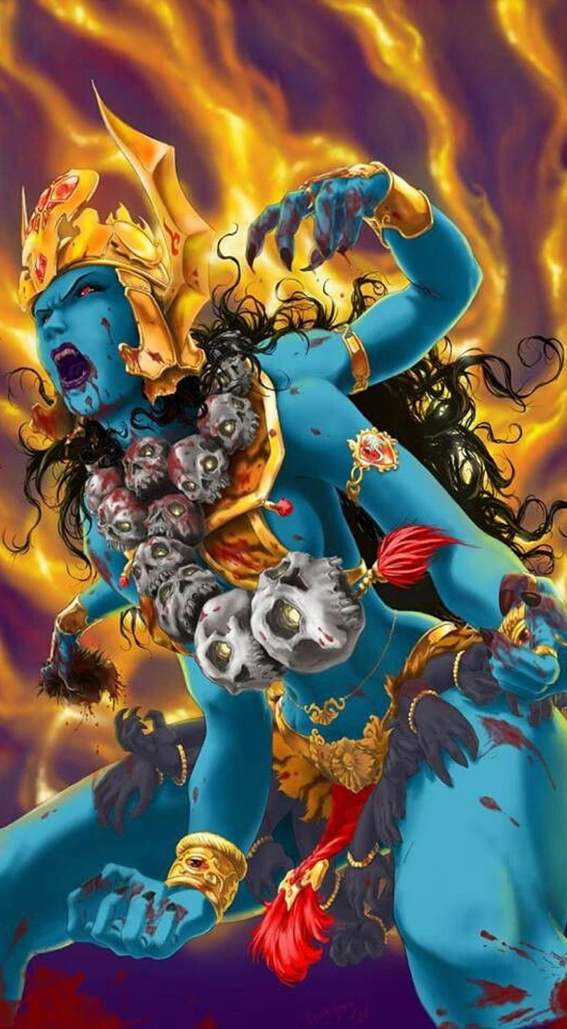 Kaali maa, goddess, hindu, HD phone wallpaper | Peakpx