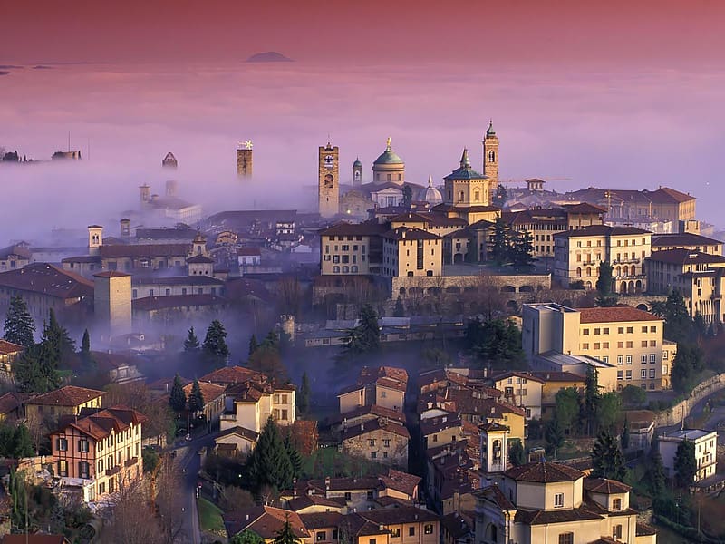 Cities, Italy, , Bergamo, HD wallpaper