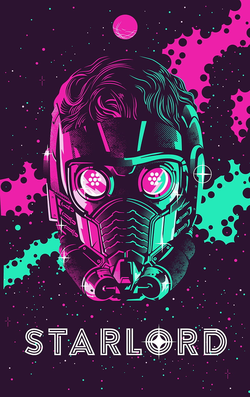 Starlord, retrowave, synthwave, HD phone wallpaper