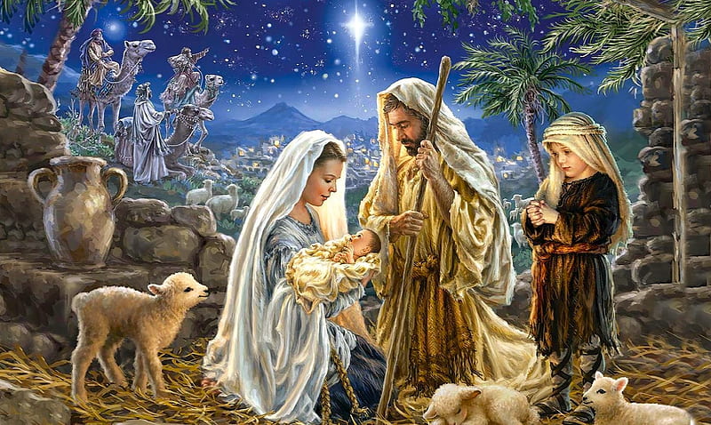 The Holy Family, Blessed Mother, st joseph, christmas, holiday, Jesus  Christ, HD wallpaper | Peakpx