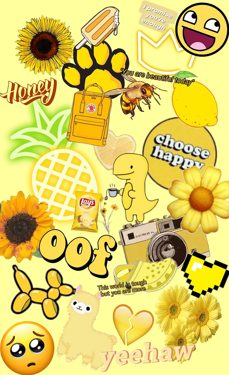 Yellow Vibes, love, oof, HD phone wallpaper