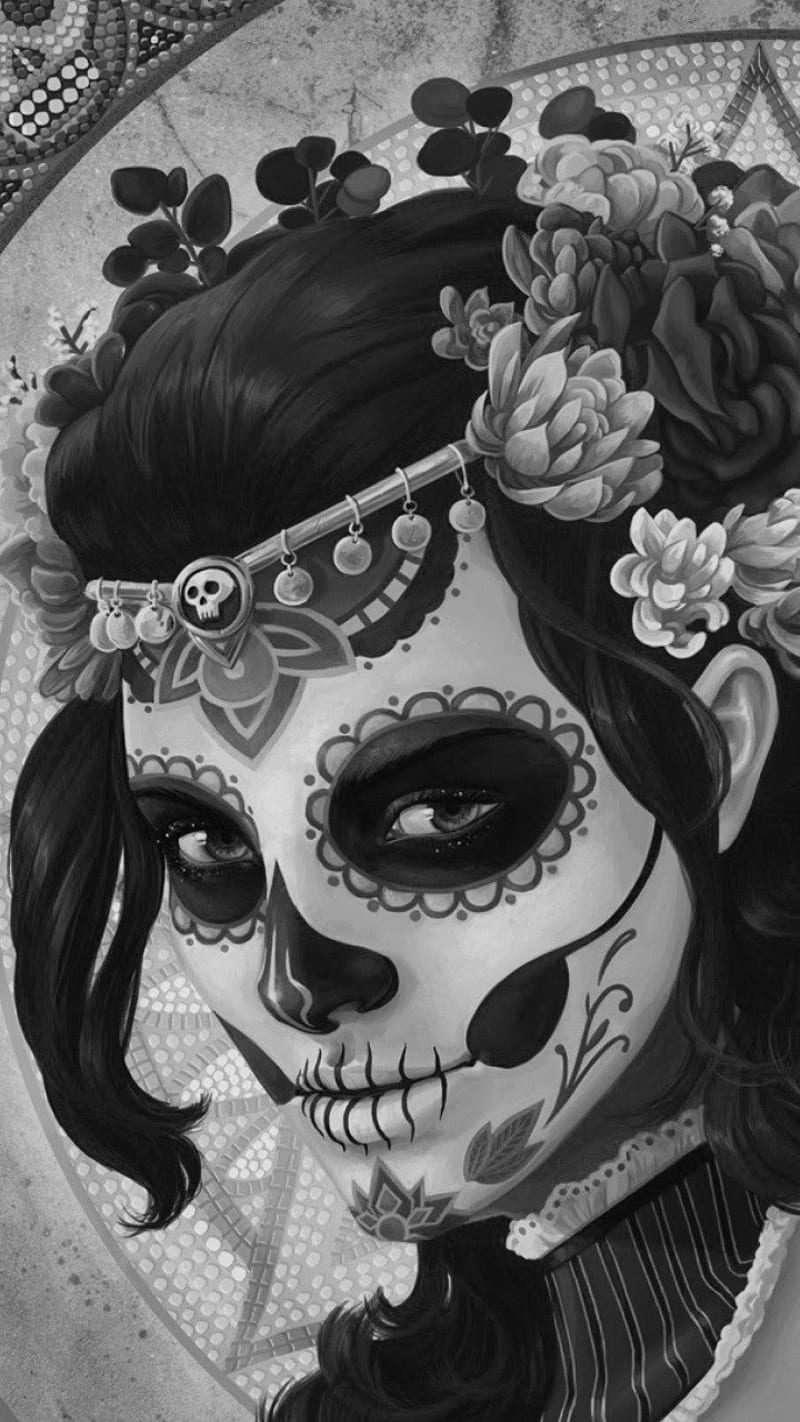 Bonita, skull, sugar, HD phone wallpaper