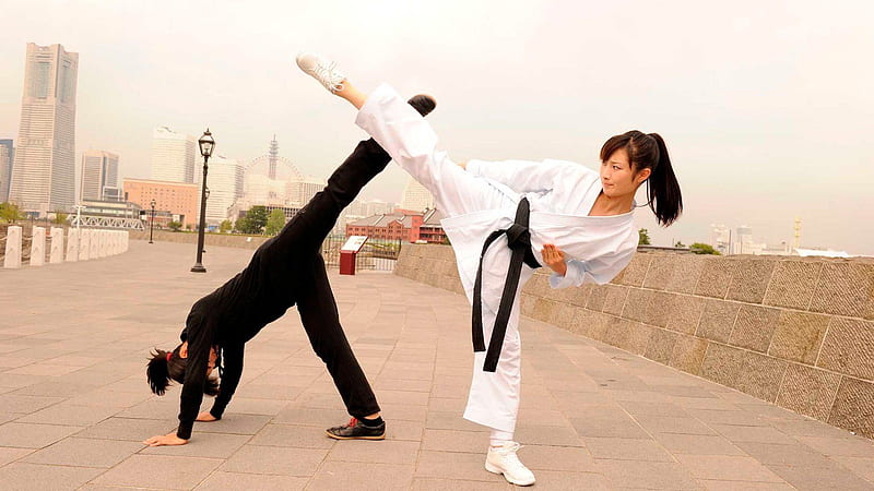 Karate, Girl Karate, HD wallpaper