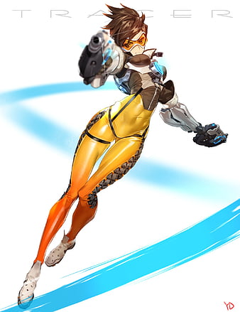 Tracer Overwatch Game Art 4K Wallpaper iPhone HD Phone #2170h