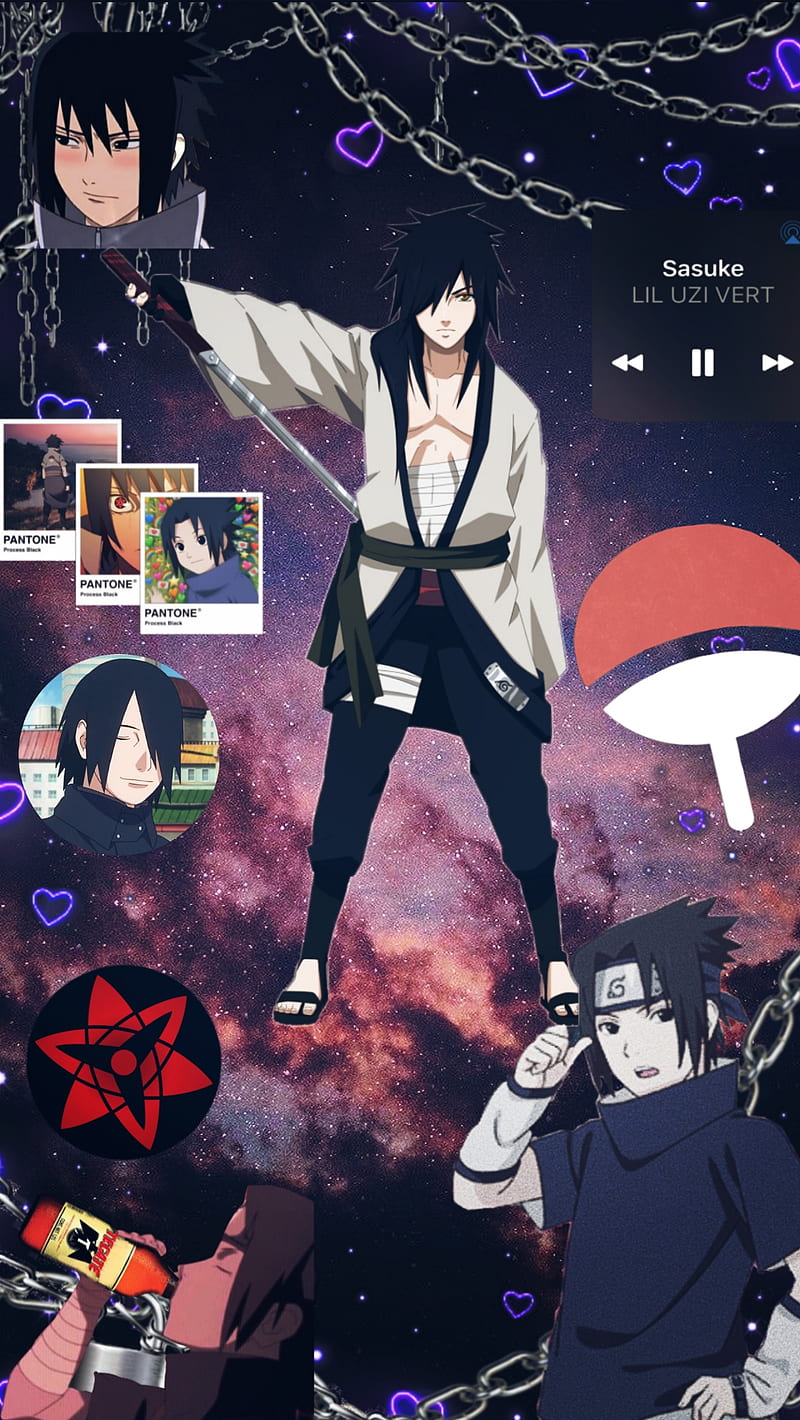 Uchiha Sasuke Edit, naruto, uchiha sasuke, HD phone wallpaper