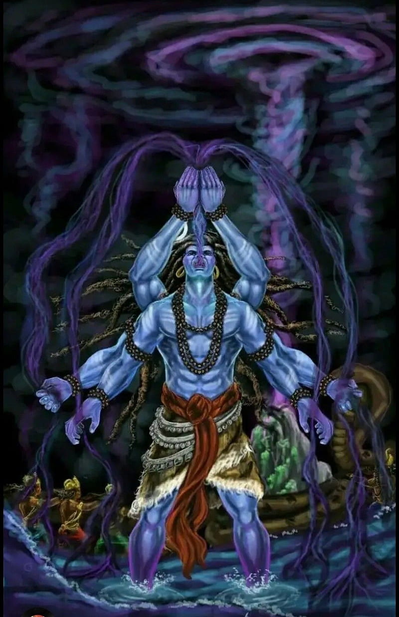 Angry Shiva Tandav Poster Paper Print - Religious posters in India - Buy  art, film, design, movie, music, nature and educational  paintings/wallpapers at Flipkart.com