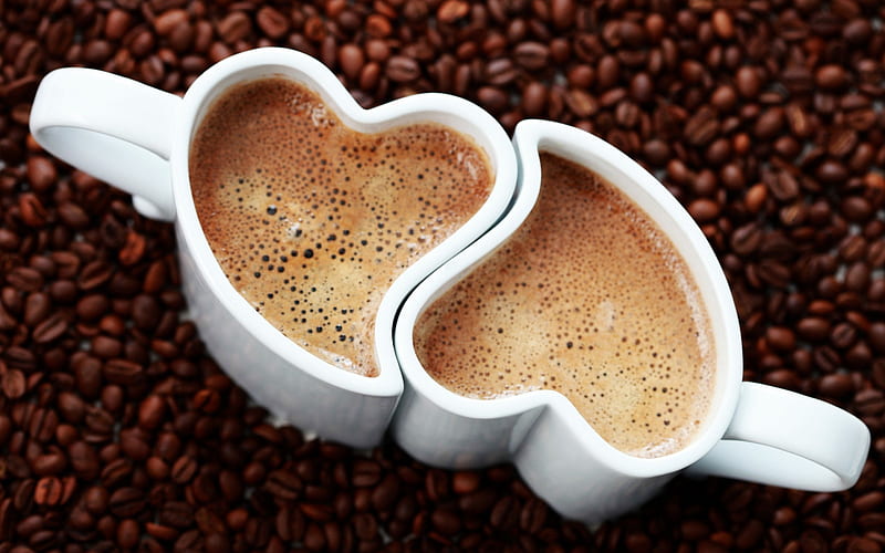 *** Morning coffee for my FRIENDS ***, drink, coffee, food, beans, HD wallpaper