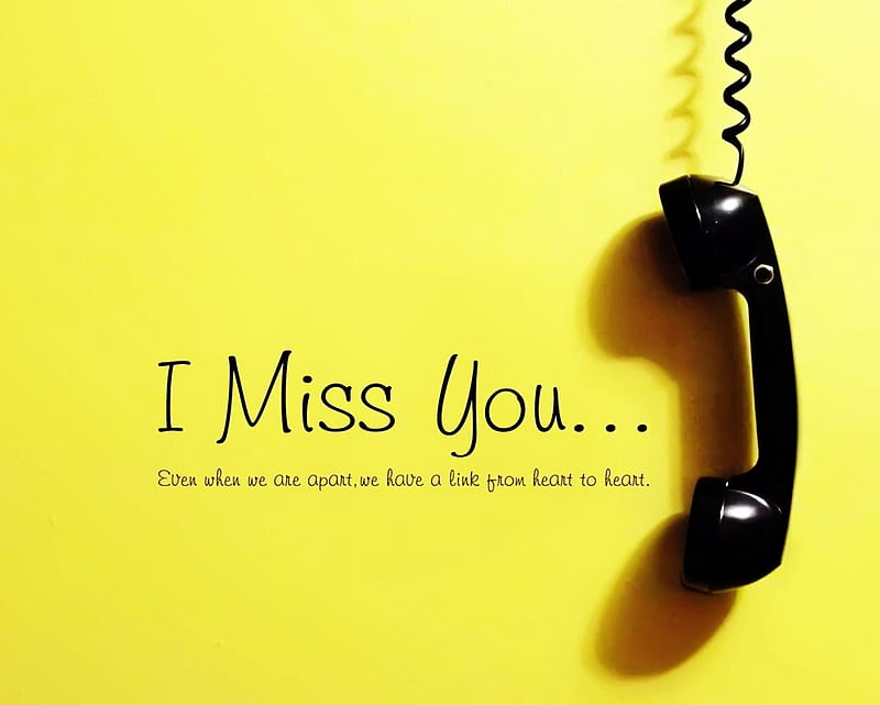 I miss you, call, love, miss call, miss u, miss you, note, phone, sad, voice, HD wallpaper