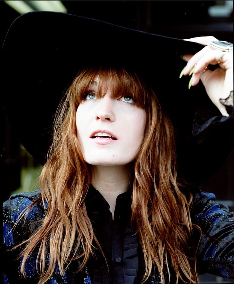 Flo, florence, florence welch, redhead, HD phone wallpaper