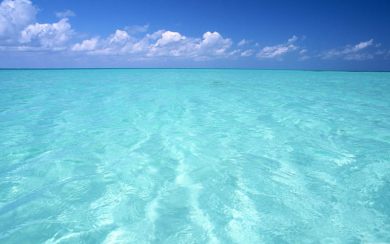 Buiten adem viool Tussen Beautiful Aqua Sea, turquoise, oceans, aqua, nature, sea, HD wallpaper |  Peakpx