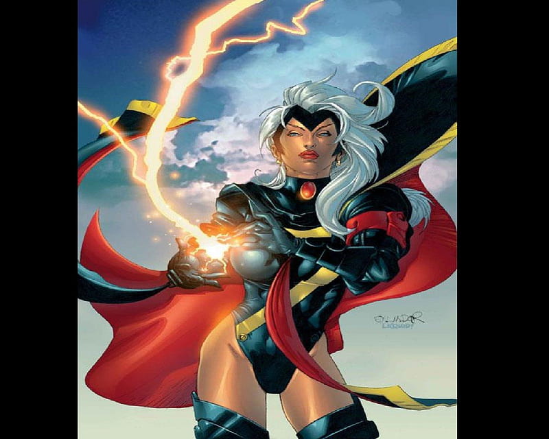 Storm 2, Ororo Munroe, Lighting, Human mutant, XMen, HD wallpaper