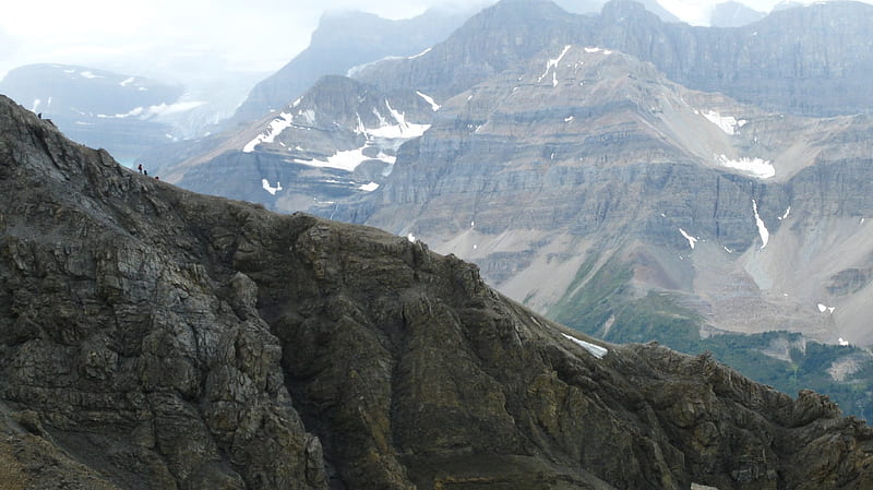 Observation Peak, Alberta, Canada, Icefields PKWY, Rocky Mountains, HD wallpaper