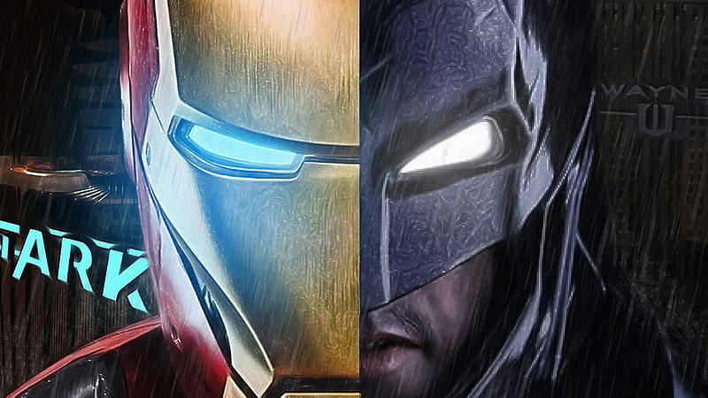 Ironman Vs Batman Mask, iron-man, batman, superheroes, artist, artwork,  digital-art, HD wallpaper | Peakpx