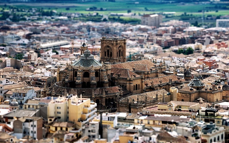 Granada, Spain Cathedrals, architecture, cathedrals, churches, buildings, new, spain, HD wallpaper
