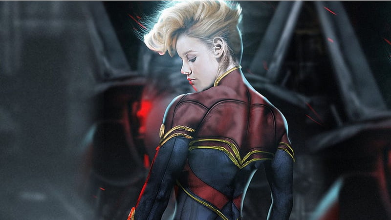 Captain Marvel In Brie Larson First, HD wallpaper
