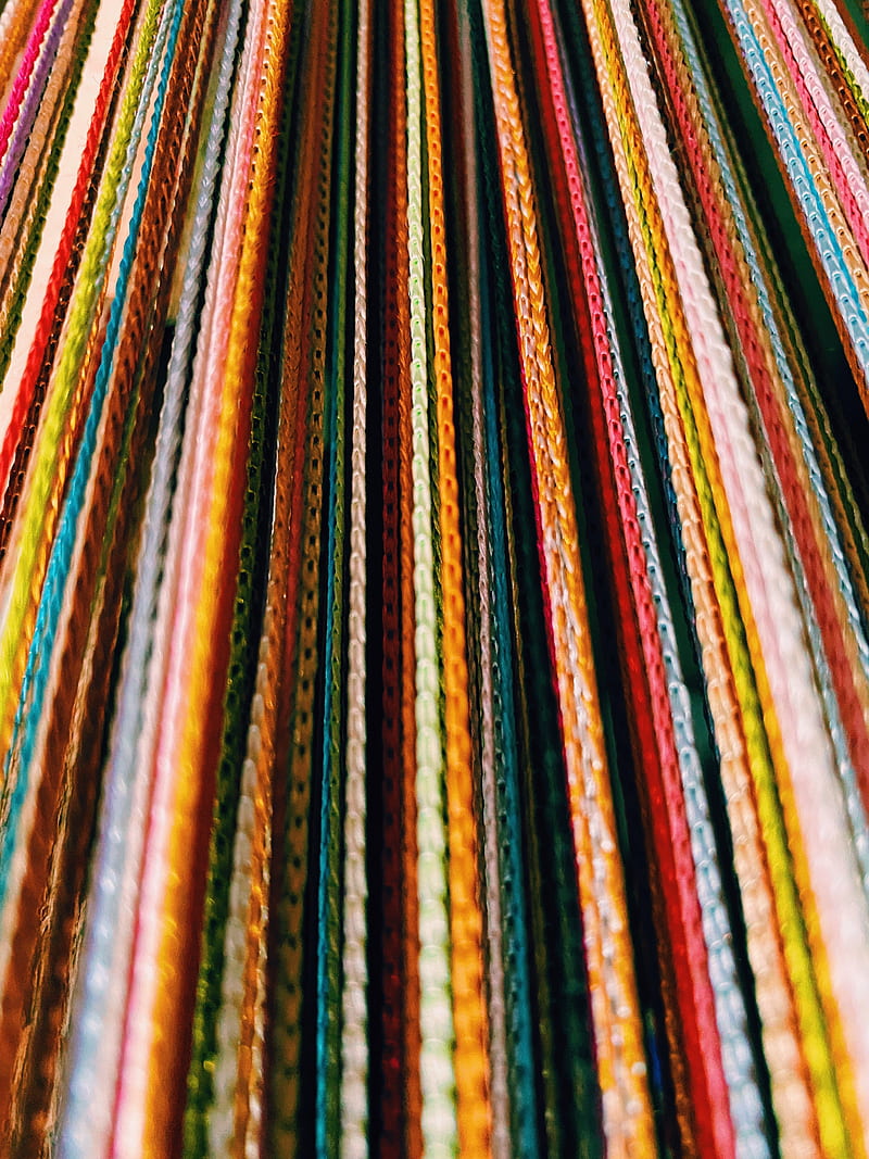 threads, ropes, multi-colored, stripes, HD phone wallpaper