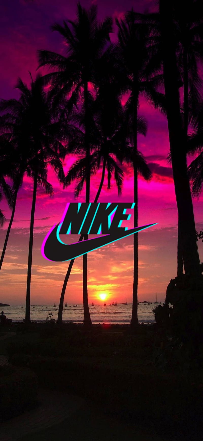Nike, nike sunset, nike tramonto, sunset, sunset nike, tramonto, tramonto HD phone wallpaper | Peakpx