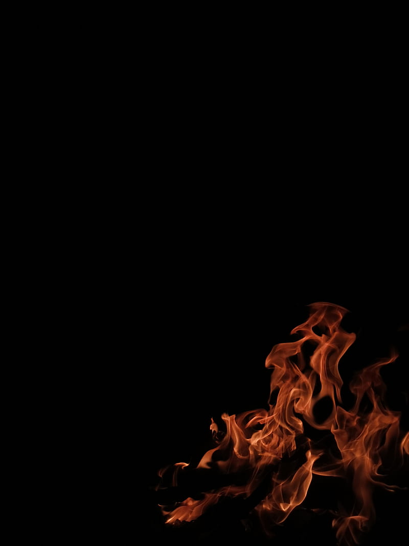 Flamme Black Camp Dunkel Fire Flames Orange Smoke Hd Mobile Wallpaper Peakpx