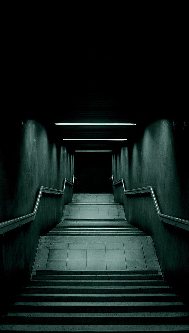 subway, dark town, HD phone wallpaper