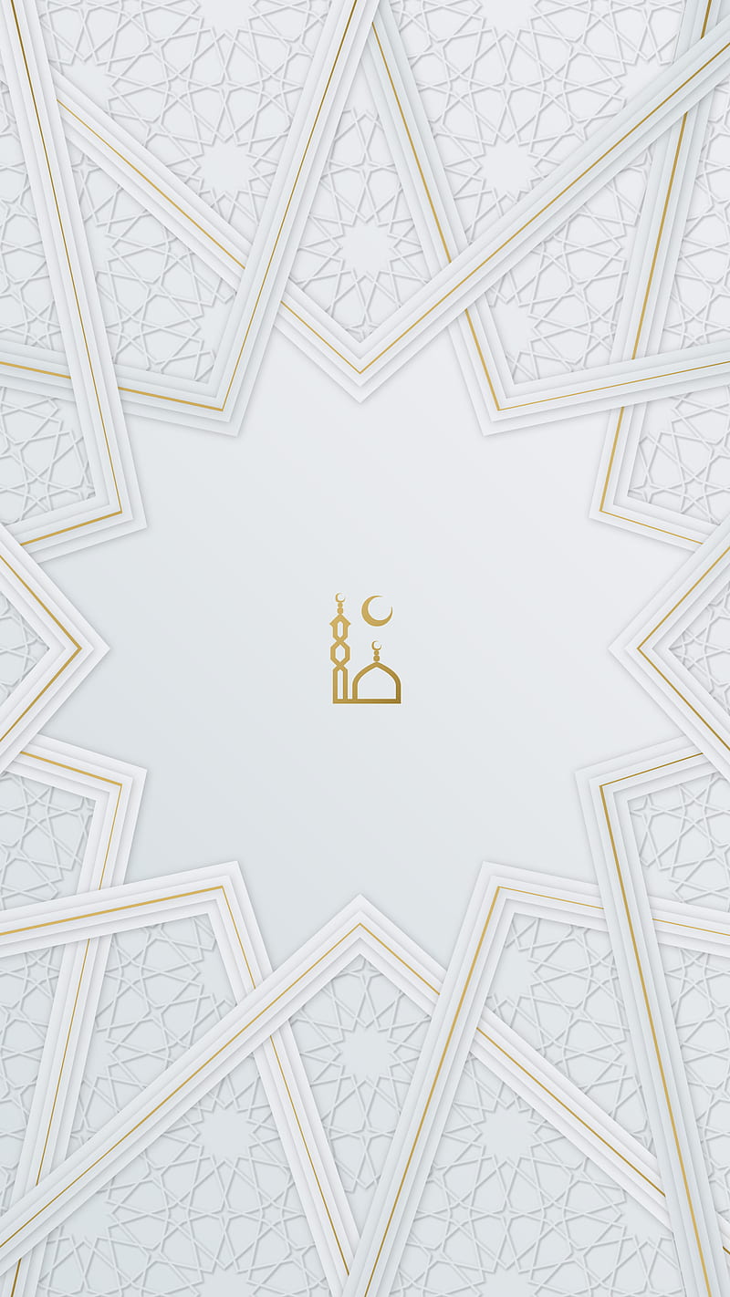 Islamic luxury , desenho, golden white, high quality, new latest, premium, shiny, style, useable, HD phone wallpaper