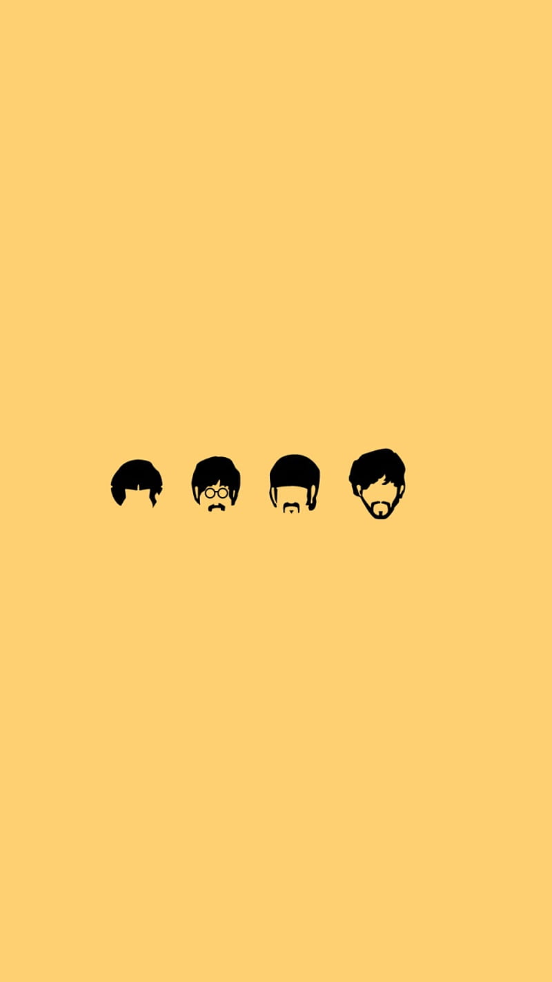 The Beatles , minimalist, the beatles, john lennon, paul mccarthy, josh harrison, ringo star, music, britpop, HD phone wallpaper