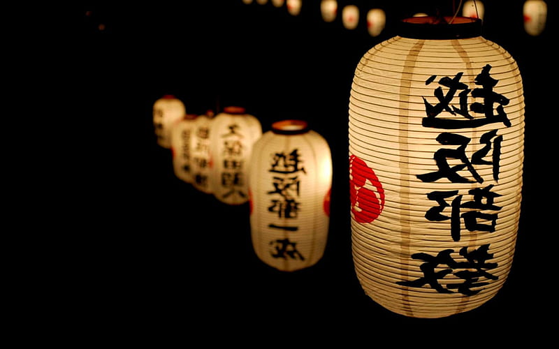 China Town Lights, Black, China, Travel, Paper Lantern, Lantern, Oriental, Chinese, Lights, China Town, HD wallpaper