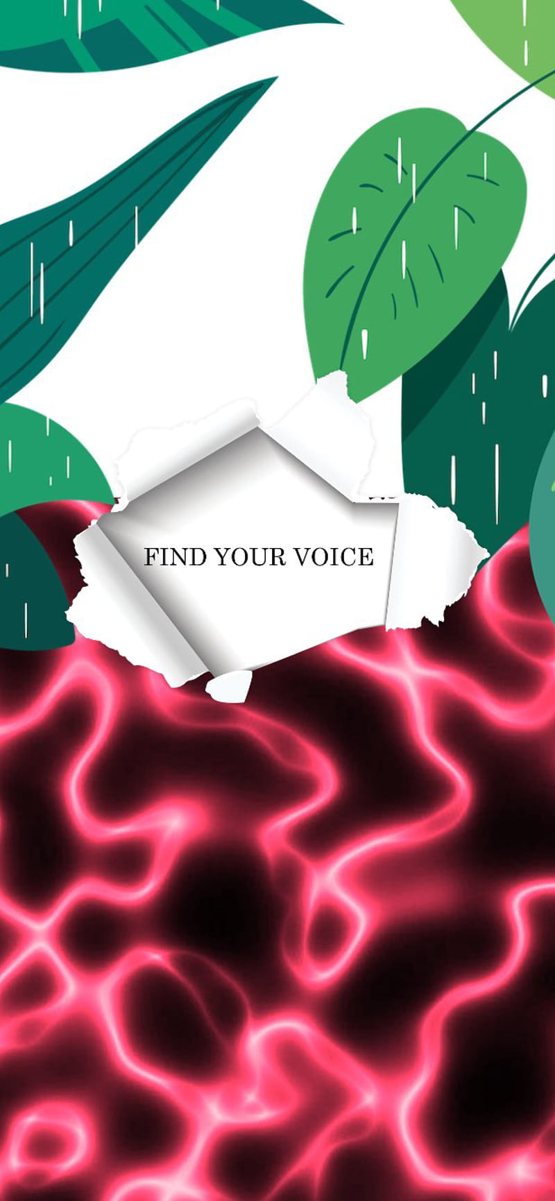 Find your voice, genesis, minimalism, saying, speech, HD phone wallpaper