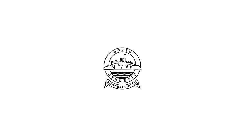 Emblem Logo Soccer Dover Athletic F.C, HD wallpaper