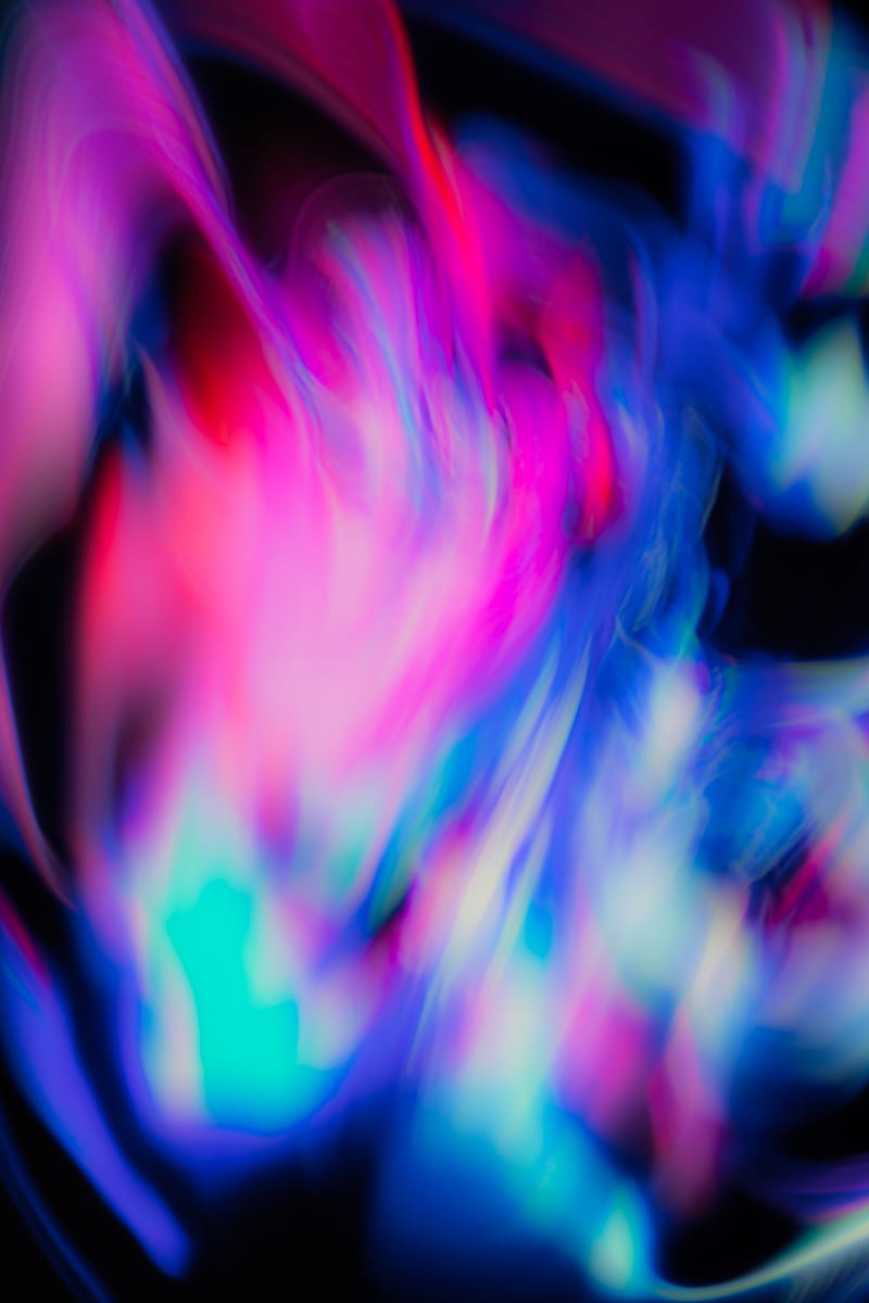 light, blur, zelight, abstraction, purple, blue, HD phone wallpaper