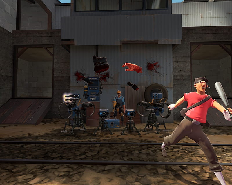 Team Fortress 2 Blue Engineer, team fortress 2, comment, awsome, fave,  scout, HD wallpaper | Peakpx