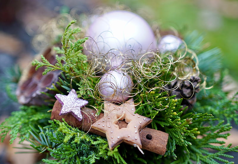 Holiday, Christmas, Bauble, Christmas Ornaments, Star, HD wallpaper