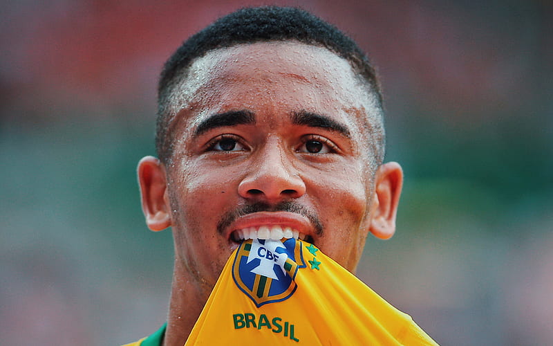 Sports, Soccer, Gabriel Jesus, Brazil National Football Team, HD wallpaper