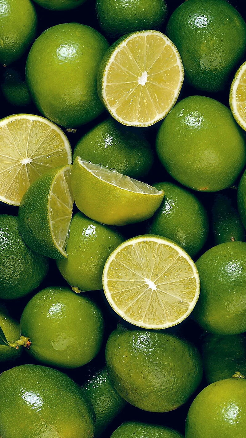 Lime citrus, fresh, fruit, green lemon, tropical, HD phone wallpaper