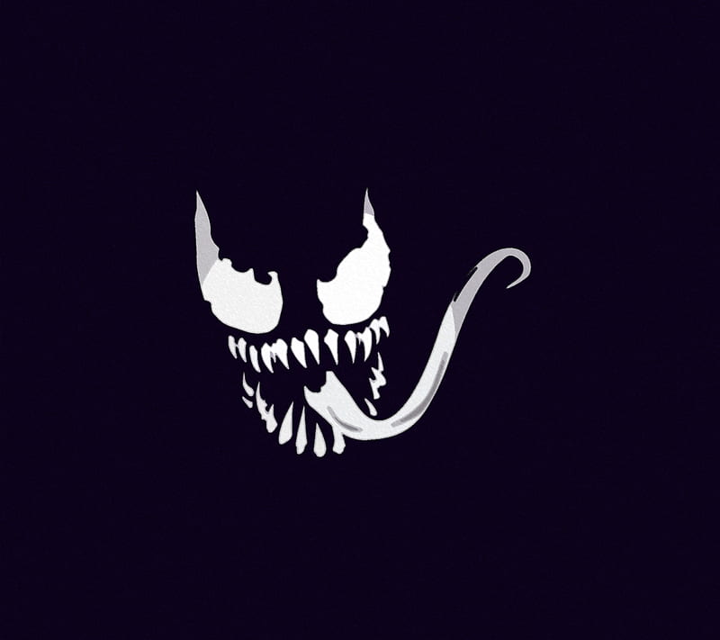 Venom, cartoon, face, spiderman, villain, HD wallpaper | Peakpx