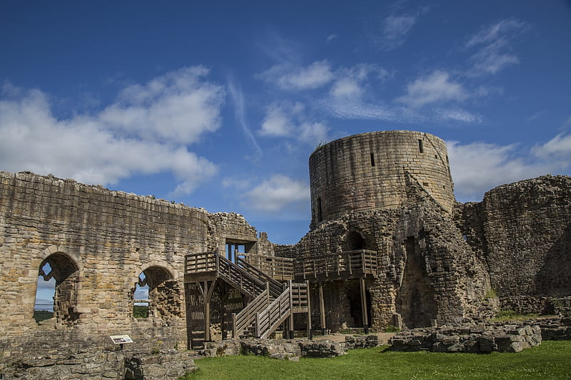 Barnard Castle Ruins in England, Ruins, Architecture, Landscapes, Castles, Medieval, HD wallpaper
