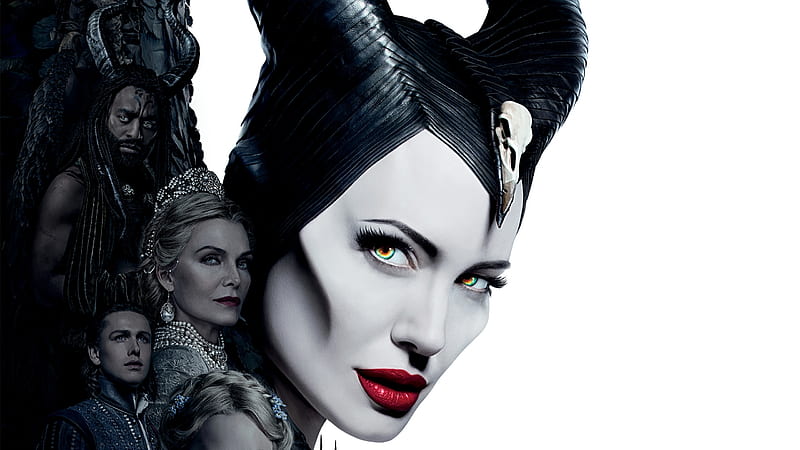 Maleficent Mistress of Evil 2019, maleficent, Angelina Jolie, poster, mistress of evil, fantasy, movie, disney, HD wallpaper