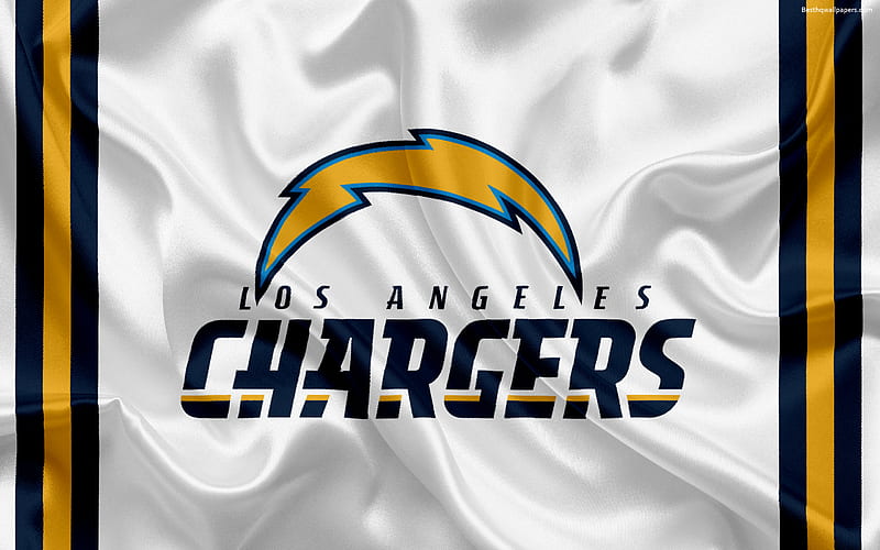 Los Angeles Chargers, American football, logo, emblem, National Football League, NFL, Los Angeles, California, USA, HD wallpaper