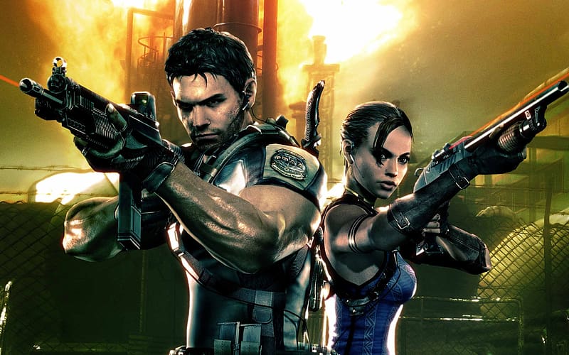 Wallpaper : Resident Evil, comics, Chris Redfield, Resident Evil 5, Sheva  Alomar, screenshot, 1920x1080 px, fiction 1920x1080 - - 549716 - HD  Wallpapers - WallHere