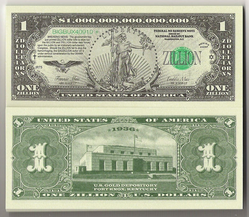 Zillion Dollar Bill, money, bash, wealth, money bill, HD wallpaper