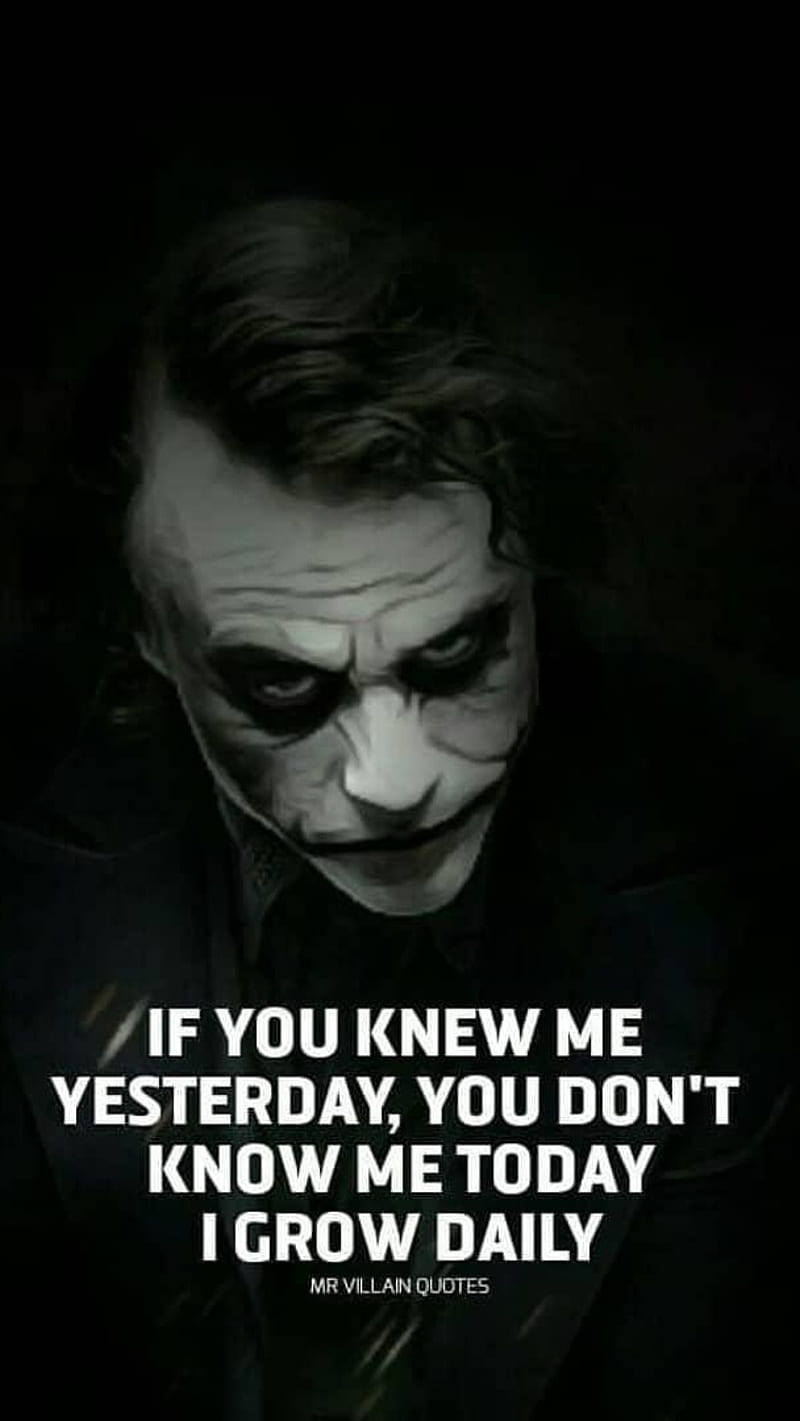 Joker Quotes Motivational Growth Inspirational Hd Mobile Wallpaper Peakpx