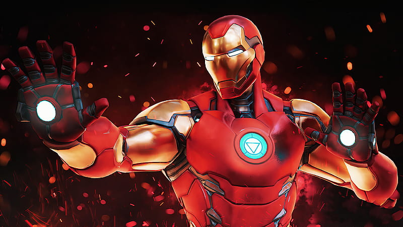 Iron Man Fortnite, iron-man, fortnite, games, artstation, HD wallpaper