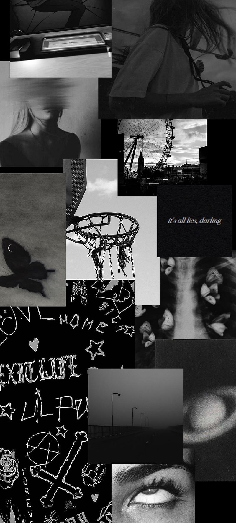 Aesthetic, vibe, night, black, dark, , skate, HD phone wallpaper