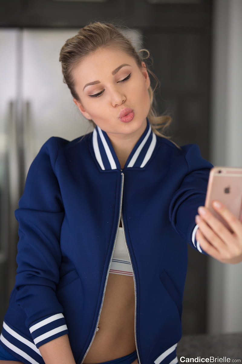 women, Candice Brielle, Darina Litvinova, pierced navel, Candy D, Candice B, Darina, taking selfie, selfies, face, pornstar, women indoors, indoors, Ukrainian, HD phone wallpaper